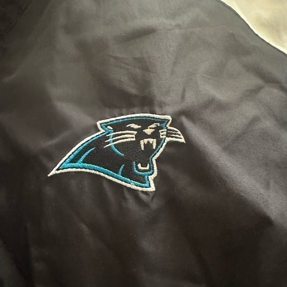 Men’s used vintage Reebok SI Carolina Panthers windbreaker jacket size XL - Picture 2 of 6